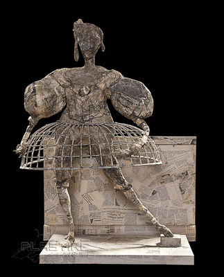 MENINA EN DESHABILLÉE by Ángel Muriel - search and link Sculpture with SculptSite.com