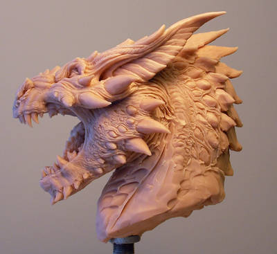 Smaug concept1 (personal) by Grant Niesner - search and link Sculpture with SculptSite.com