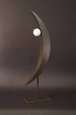 Moonrise Over Fishtown by Robert E Gigliotti - search and link Sculpture with SculptSite.com