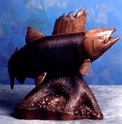 Salmon by Edward Kitt - search and link Sculpture with SculptSite.com