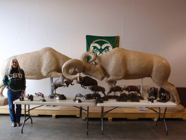 Rocky Mountain Rumble by Dawn Weimer - search and link Sculpture with SculptSite.com