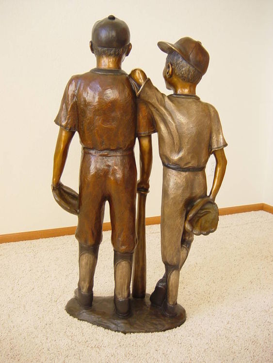 Baseball Buddies by Dawn Weimer - search and link Sculpture with SculptSite.com