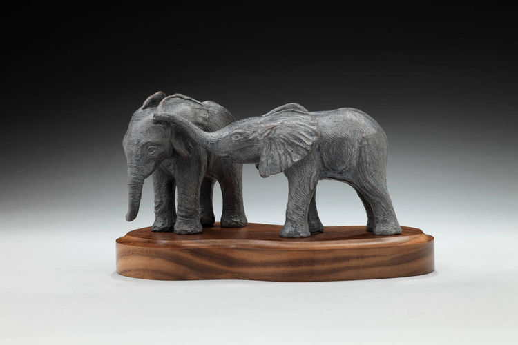 Ivory Orphans by Deb Jenkins - search and link Sculpture with SculptSite.com