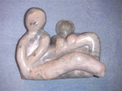Cozy Couple by Debora Solomon - search and link Sculpture with SculptSite.com