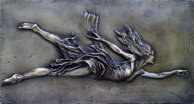 Flying Dancer by Christopher Yancey - search and link Sculpture with SculptSite.com