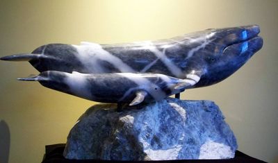 Wild Blue by Jason Nelson - search and link Sculpture with SculptSite.com