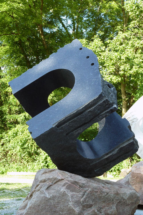 UNCARVED BLOCK WI: TAI CHI by Jon Barlow Hudson - search and link Sculpture with SculptSite.com