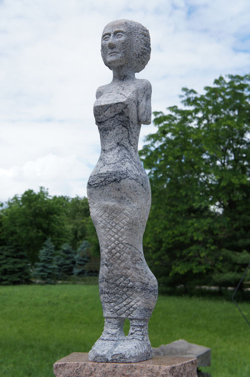 ETRUSCAN MAENAD : NH RAGAZZA by Jon Barlow Hudson - search and link Sculpture with SculptSite.com