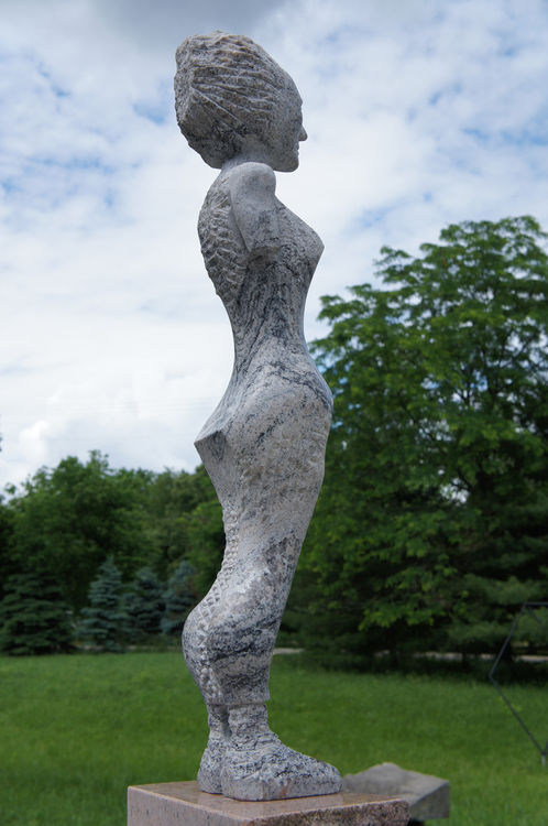ETRUSCAN MAENAD : NH RAGAZZA by Jon Barlow Hudson - search and link Sculpture with SculptSite.com