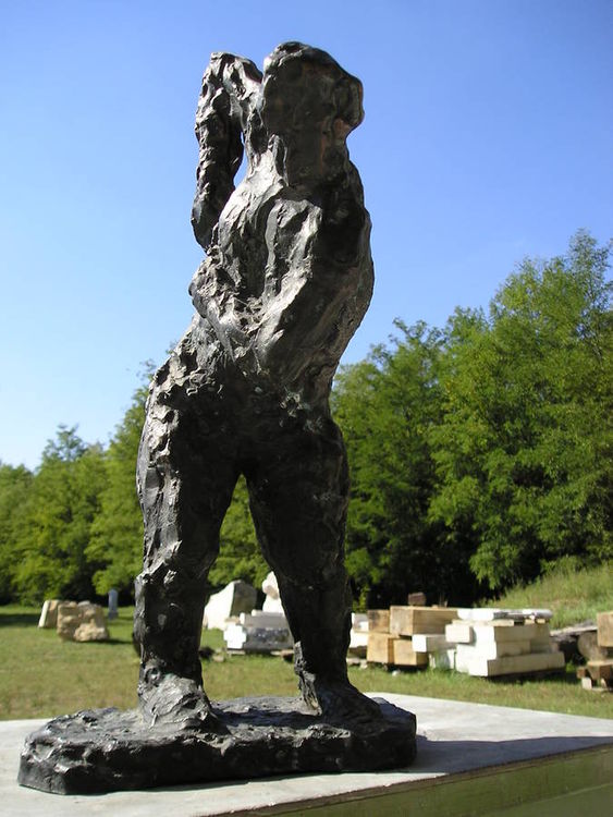 Inner Strength - the Untrodden Path by Eva Karcag - search and link Sculpture with SculptSite.com