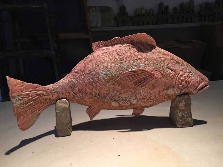 Red Snapper by Carol Fleming - search and link Sculpture with SculptSite.com
