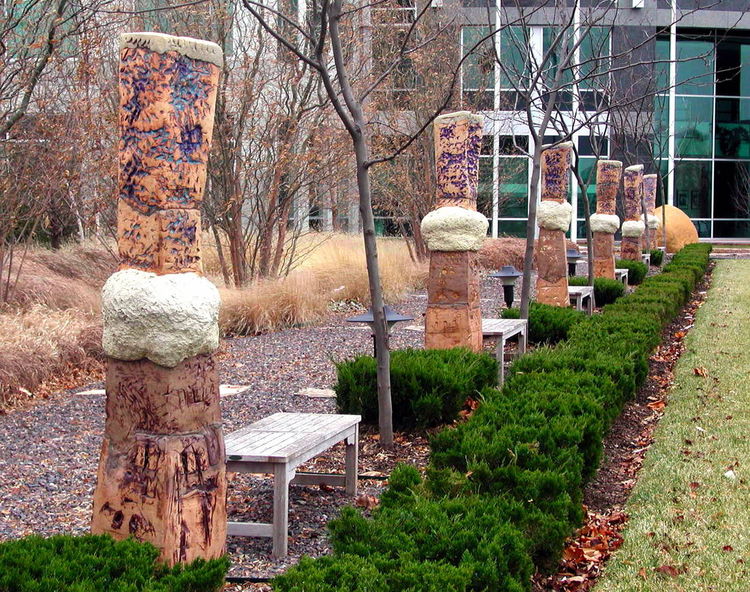 Riverport Commons by Carol Fleming - search and link Sculpture with SculptSite.com