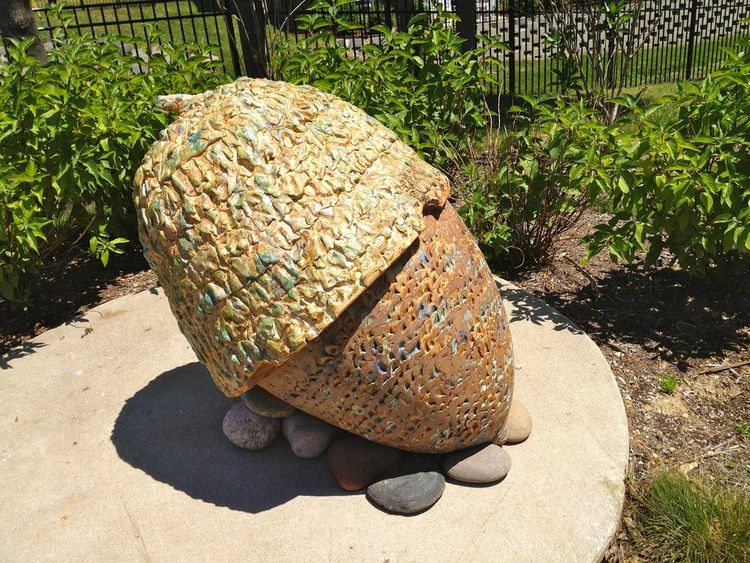 Acorn by Carol Fleming - search and link Sculpture with SculptSite.com