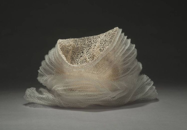 Folded (Basket) by Leslie Pontz - search and link Sculpture with SculptSite.com