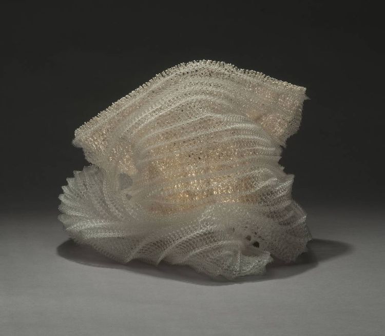 Folded (Basket) by Leslie Pontz - search and link Sculpture with SculptSite.com