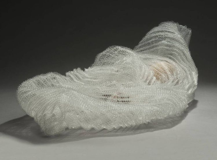 Undulated (Basket) by Leslie Pontz - search and link Sculpture with SculptSite.com