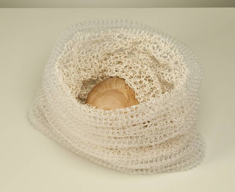 Basket and Large Sphre by Leslie Pontz - search and link Sculpture with SculptSite.com