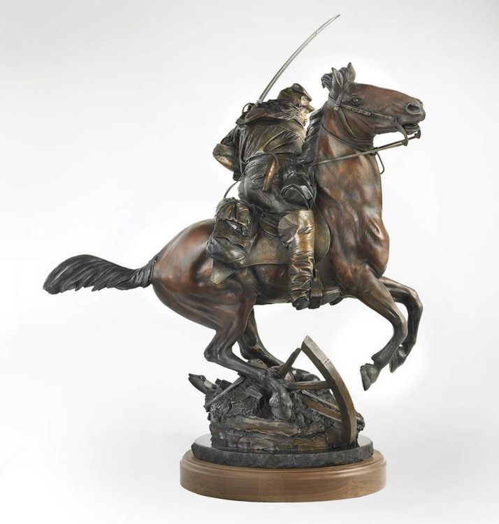 The Last Horseman by James Muir - search and link Sculpture with SculptSite.com
