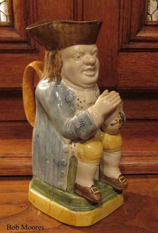 Good small Toby jug Staffordshire c.1790 by Nestegg Antiques - search and link Sculpture with SculptSite.com