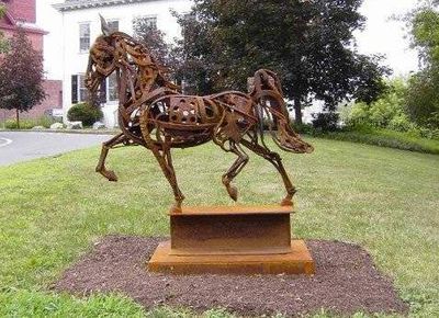 American Saddlebred 2 by Pierre Riche - search and link Sculpture with SculptSite.com