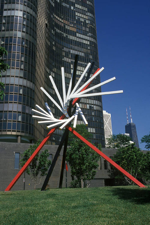 For Mondrian by Roslyn Mazzilli - search and link Sculpture with SculptSite.com