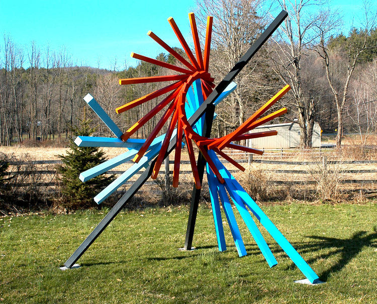 For Mondrian by Roslyn Mazzilli - search and link Sculpture with SculptSite.com