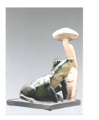 Raining by Shibu Sengupta - search and link Sculpture with SculptSite.com