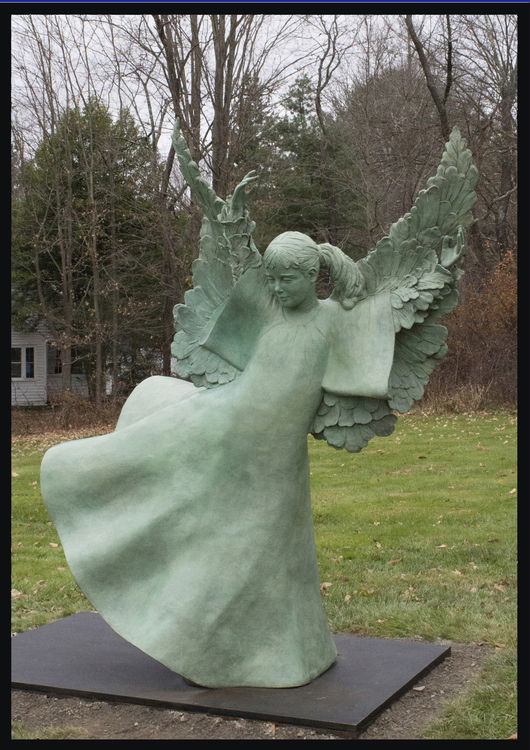 The Freedom Angel Created to Serve America's Veterans by Sterett-Gittings Kelsey - search and link Sculpture with SculptSite.com
