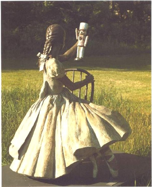 Clara and Her Beloved Nutcracker by Sterett-Gittings Kelsey - search and link Sculpture with SculptSite.com